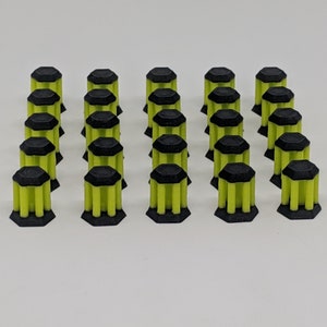 Anachrony Power Core Token Upgrade - 25 Pieces - Tile - Replacement - Custom - Boardgame - Board Game - Gamer Gifts