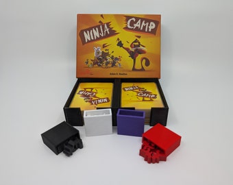 Ninja Camp Insert Upgrade - Custom - Divider - Sorter - Sleeved - Card Game - Token - Gamer Gifts