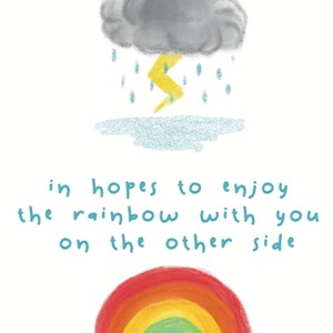 Stormy Day Sympathy Card