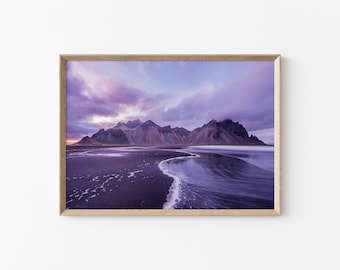 Vestrahorn Mountains – Iceland Fine Art Landscape Photography Print – Nordic Nature Wall Art