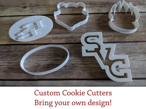 Any Design Our Custom Cookie Cutters Bring Your Creativity To Life!! Custom Cookie Cutters Size Or Color
