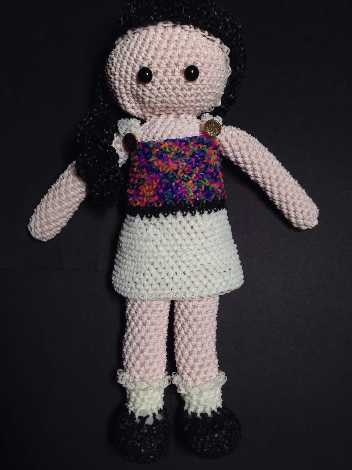 Rainbow loom doll Etsy