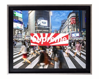 Supreme Japan Relief Box Logo Poster or Art Print
