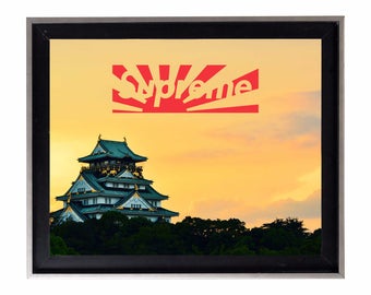 Supreme Japan Relief Box Logo Poster or Art Print