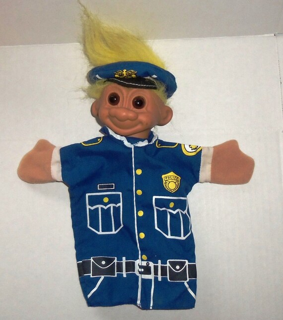 blonde hair troll doll