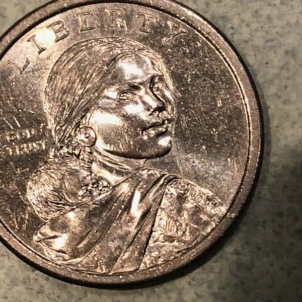 Sacagawea 1 Dollar No Date Coin US Mint Collectible Error