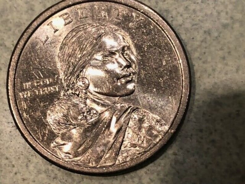 Sacagawea 1 Dollar No Date Coin US Mint Collectible Error Etsy