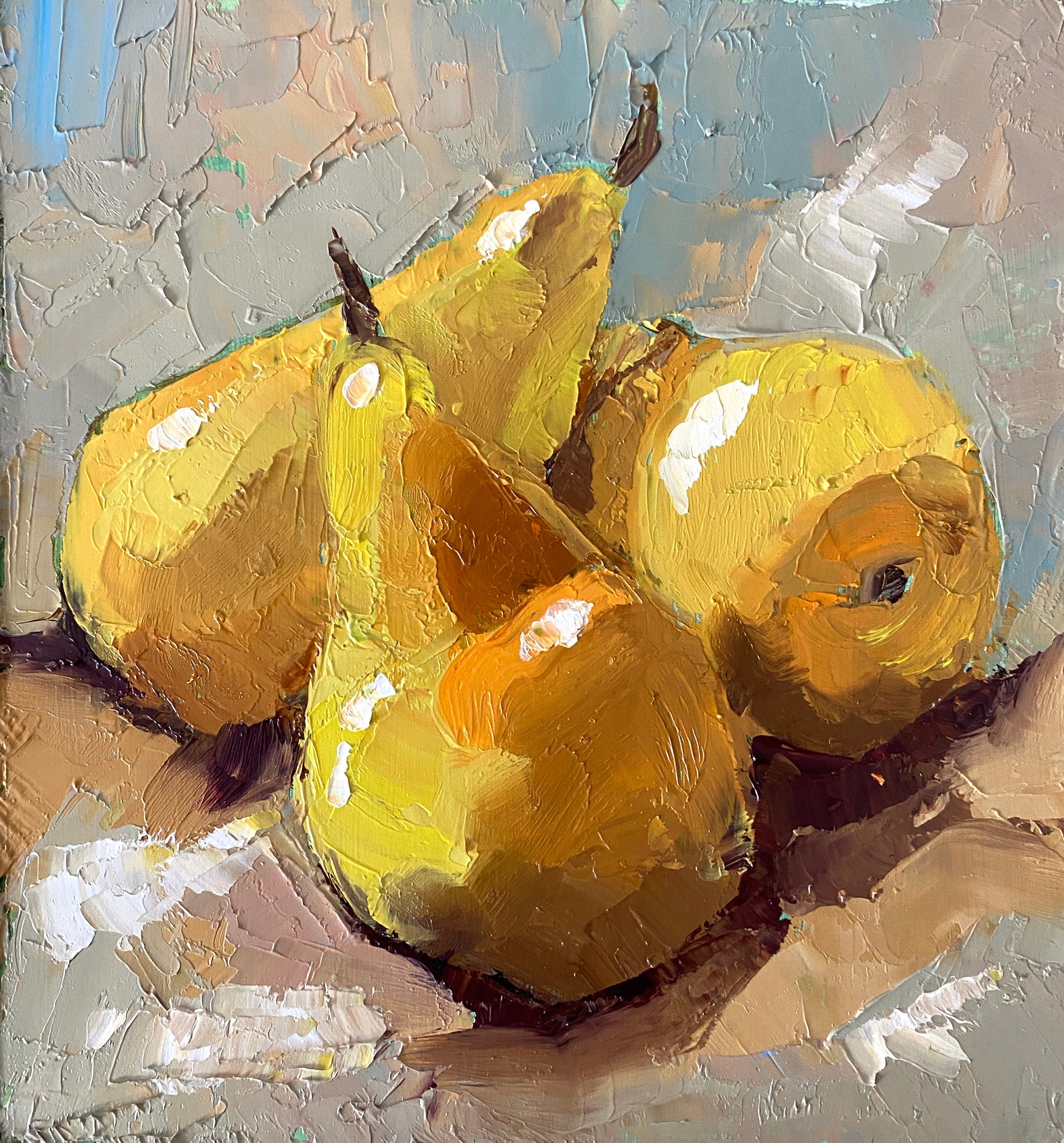 Pears Painting Fruit Artwork Pears Original Art Pears Wall Art Etsy