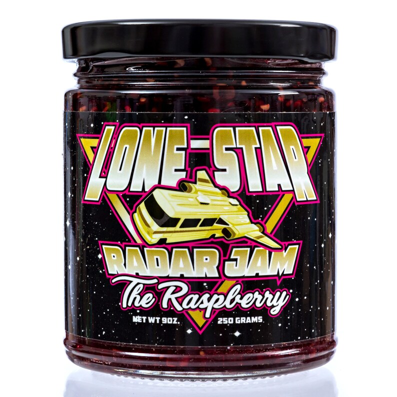 Lone Star Radar Jam The Raspberry 9 Ounce Space Balls | Etsy Lone Star Radar Jam The Raspberry 9 Ounce Space Balls | Etsy