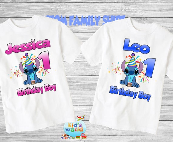 stitch birthday shirt