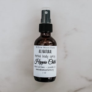 Hippie Child - Herbal Body Spray - Natural Perfume - Essential Oils