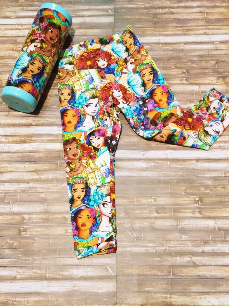 Sketch Princess Leggings-READY TO SHIP