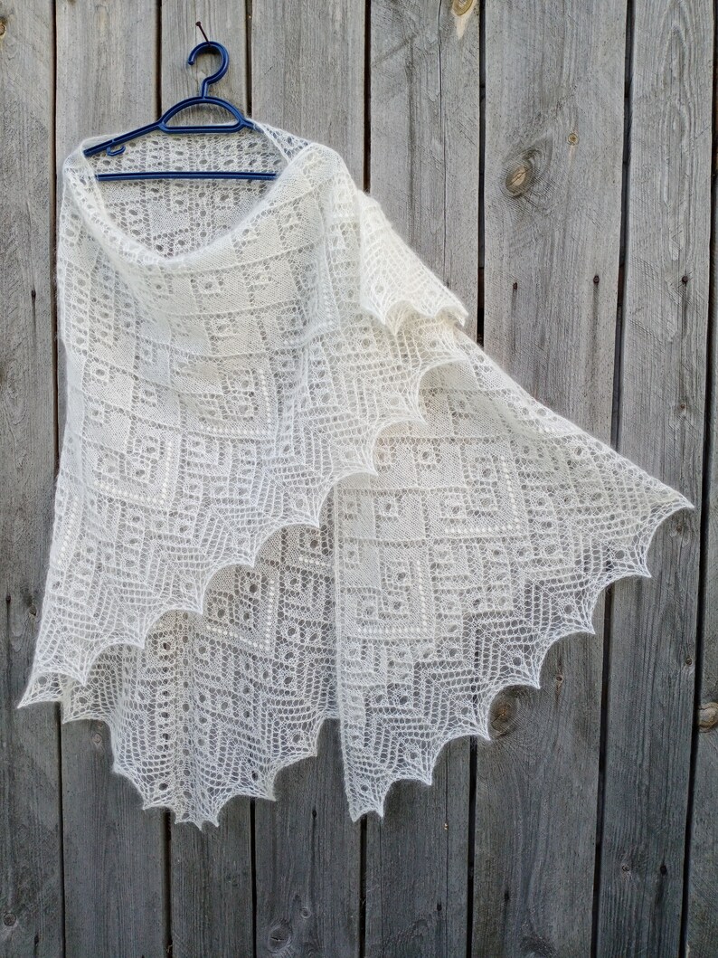 knitted cape shawl