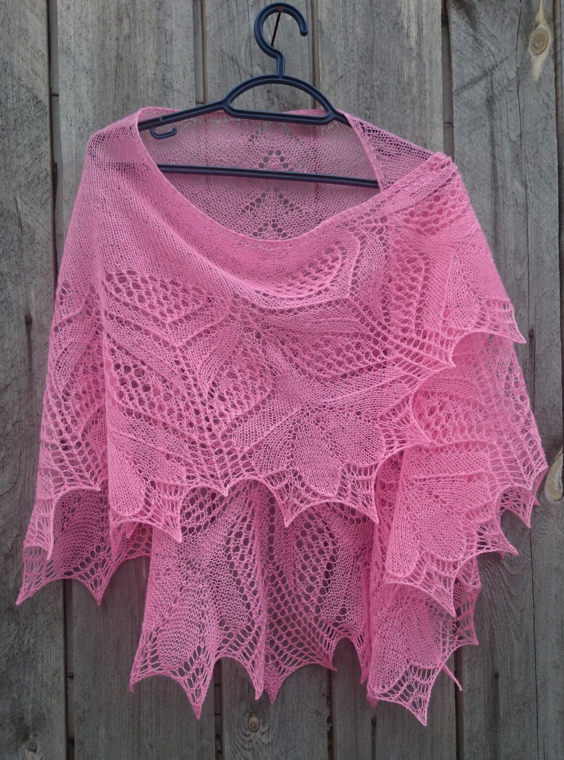 cerise pink shawl for wedding