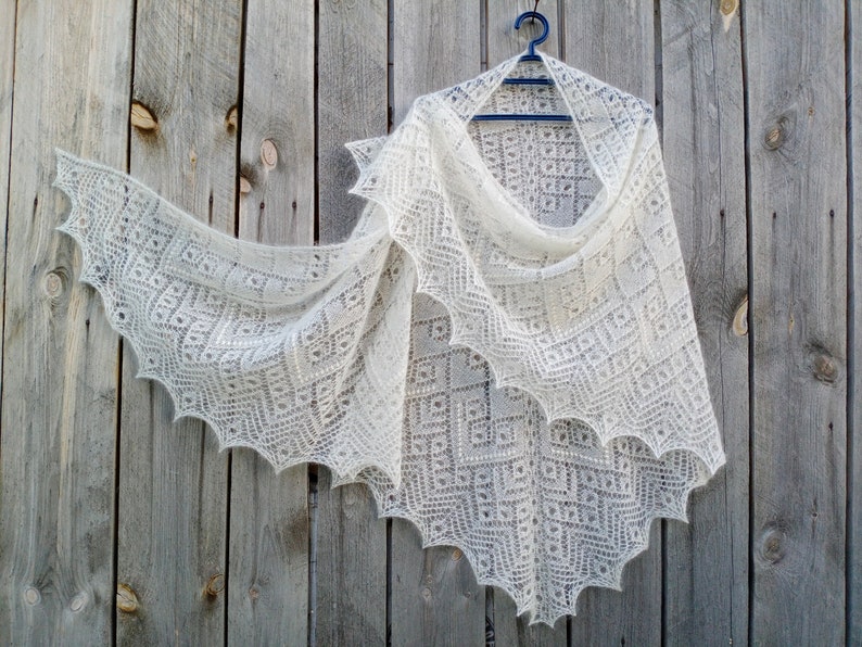 knitted cape shawl
