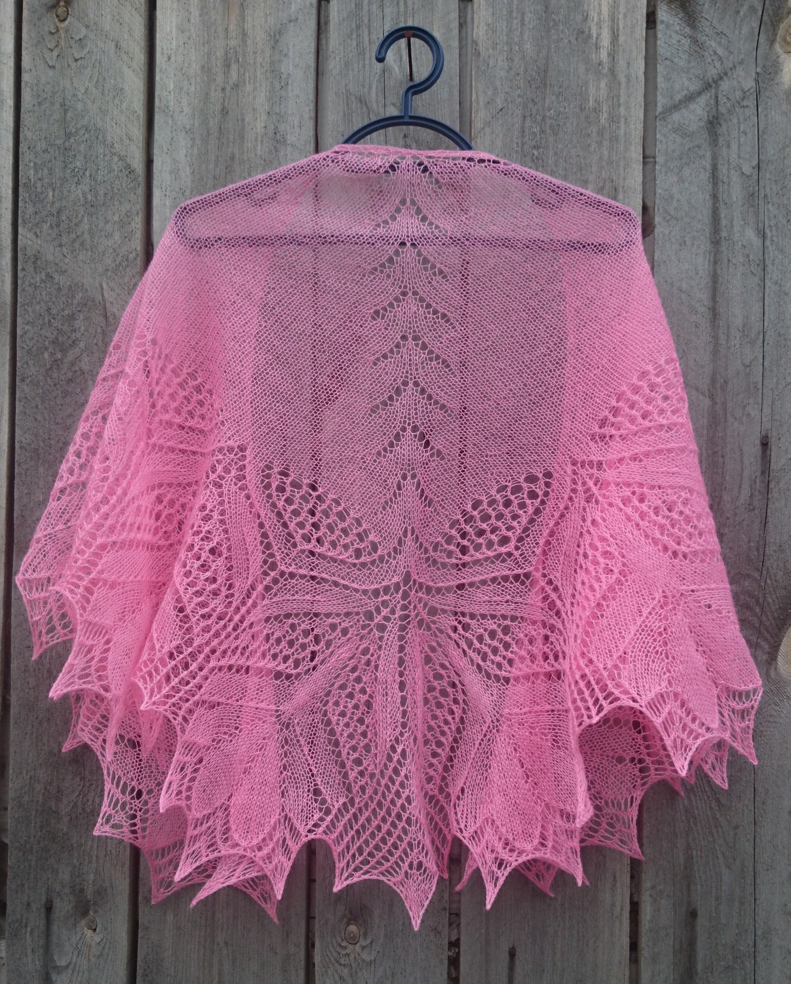 cerise pink shawl for wedding