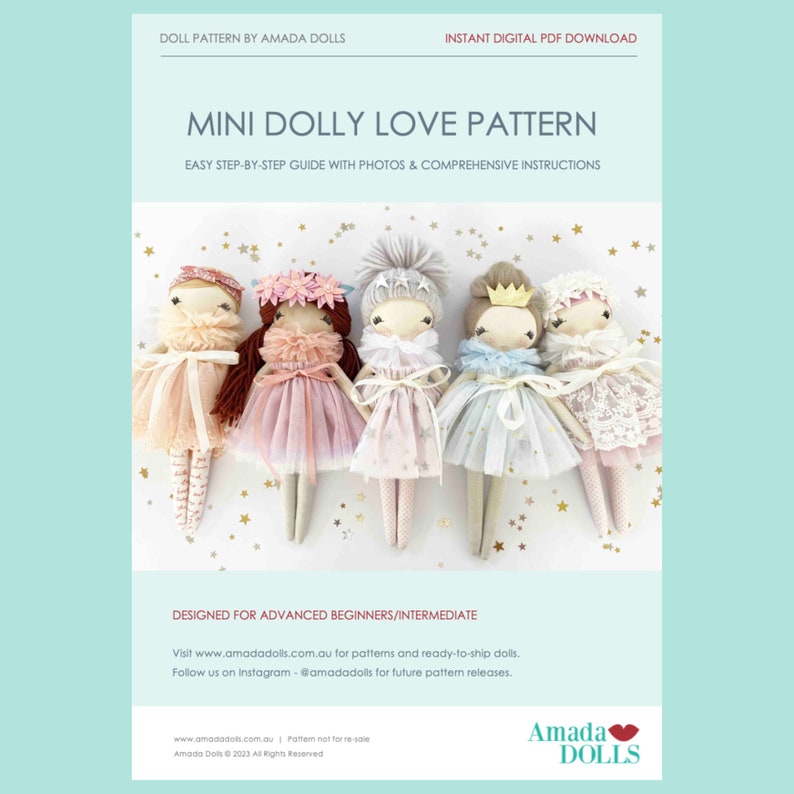 Ragdoll Sewing Pattern: Mini 
