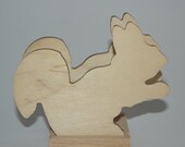 Wooden napkin Ring Squirrel Shape cm H 10 x 10 x 4
