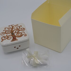 Keramik Hochzeitsliebling von Castelli cm 7,5x7,5x4