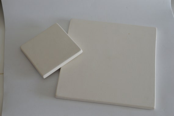 Mattonelle In Terracotta Bianca 10x10cm - Pack Da 10, Per Decorazioni E Ceramica - Foto 3