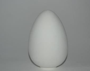 Uovo di pasqua in terracotta bianca cm 6