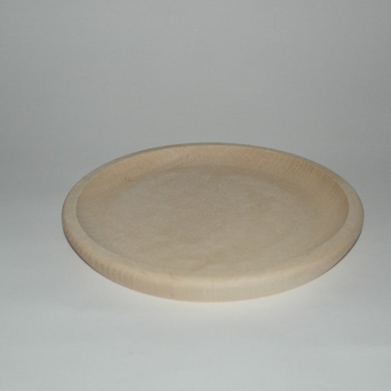 Beech Wood Tray Plate for Round Polenta Cm 20 