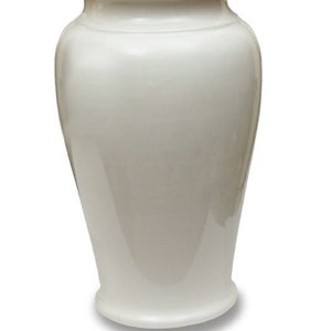 Simple white Castelli ceramic umbrella vase