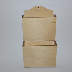 Personalized wooden wall mail holder cm 35 x 18