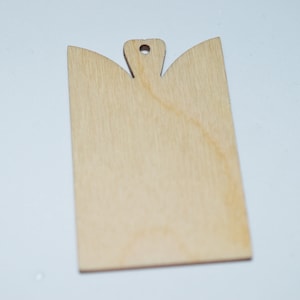 20 pequeñas tablas de cortar de madera artesanales de 7 cm