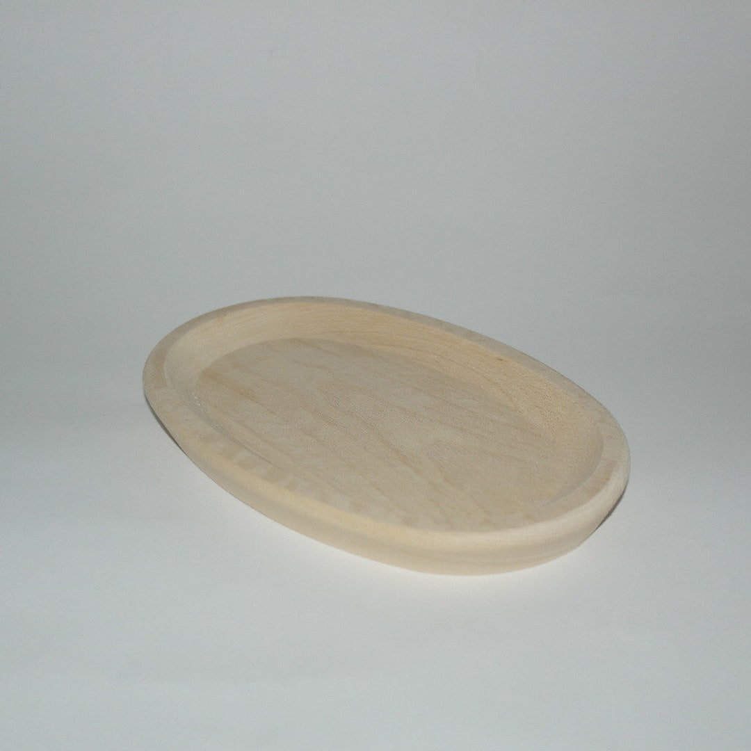 Irregula Vassoio Ovale In Legno Massello Naturale, Piatto Da Portata Per Snack, Formaggi, Dessert, Cena, 20x28 Cm