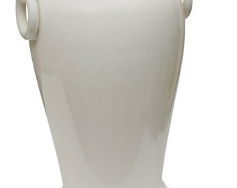 White Castelli ceramic umbrella vase