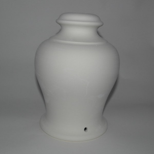 Base de lampe en terre cuite blanche cm 30