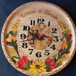 Souvenir clock of Abruzzo cm 32