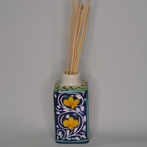 Porte-parfum en céramique de Castelli, fabriqué et peint à la main, cadeaux 11x5x5 cm