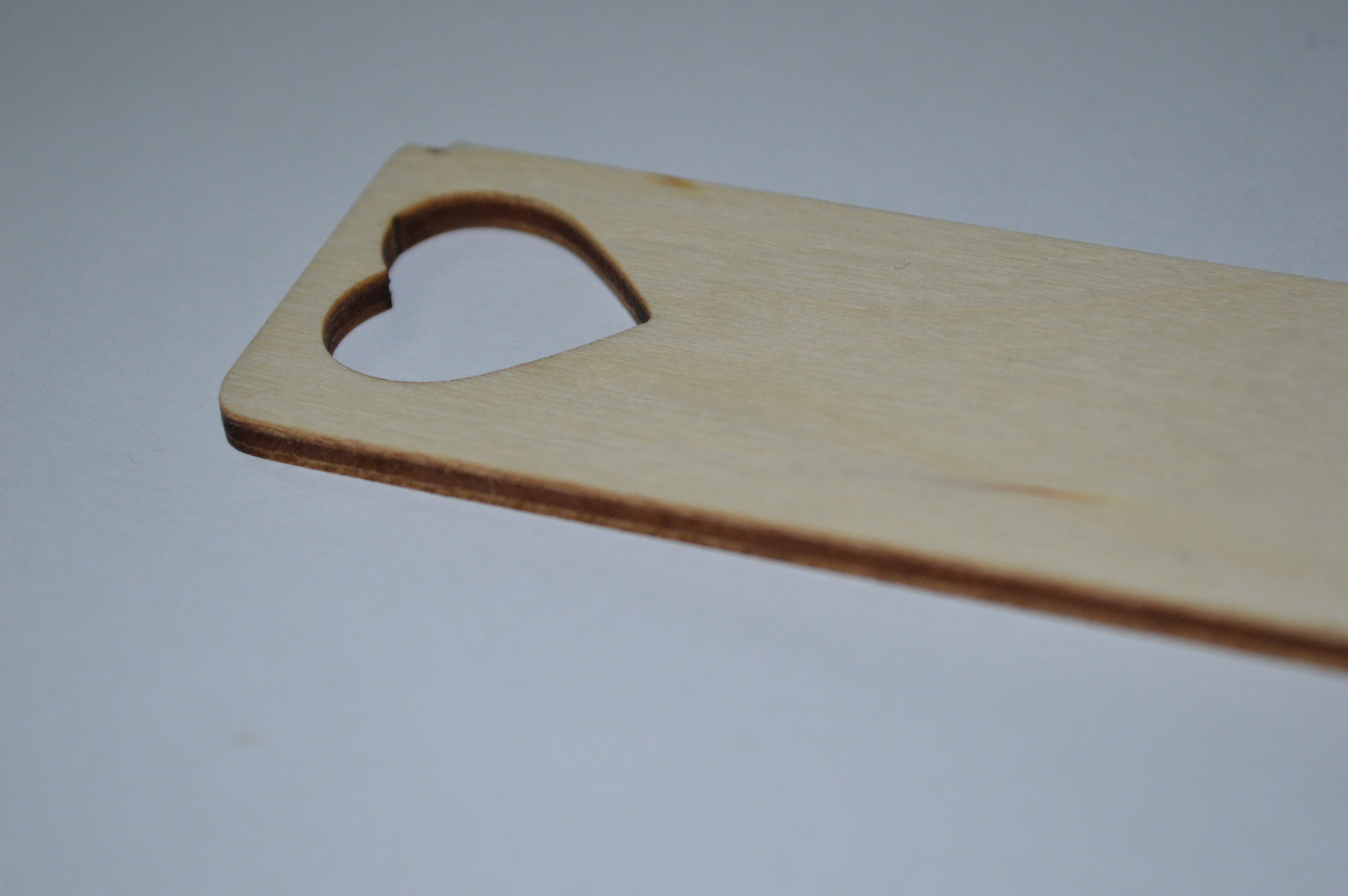 Handgemachte Holz-Lesezeichen Herzen – 2 Stück, Spaltbar, Ca. 14,5 Cm, Für Bücherwürmer