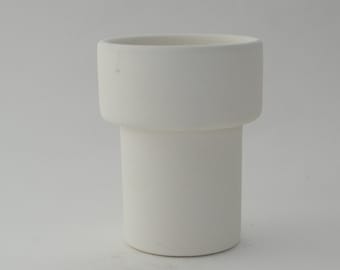 Toilet glass with edge 10 cm