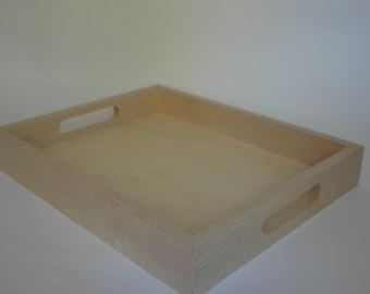Handcrafted wooden tray