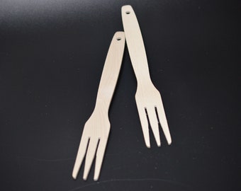 Beech wood fork 28.5x5 cm