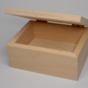Caja de madera 12 x 10 x 5,5 cm