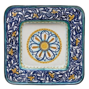 Castelli ceramic plate ornate model 34 x 34 cm