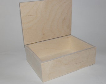 Wooden box with lid cm 14 x 19 x 6.5