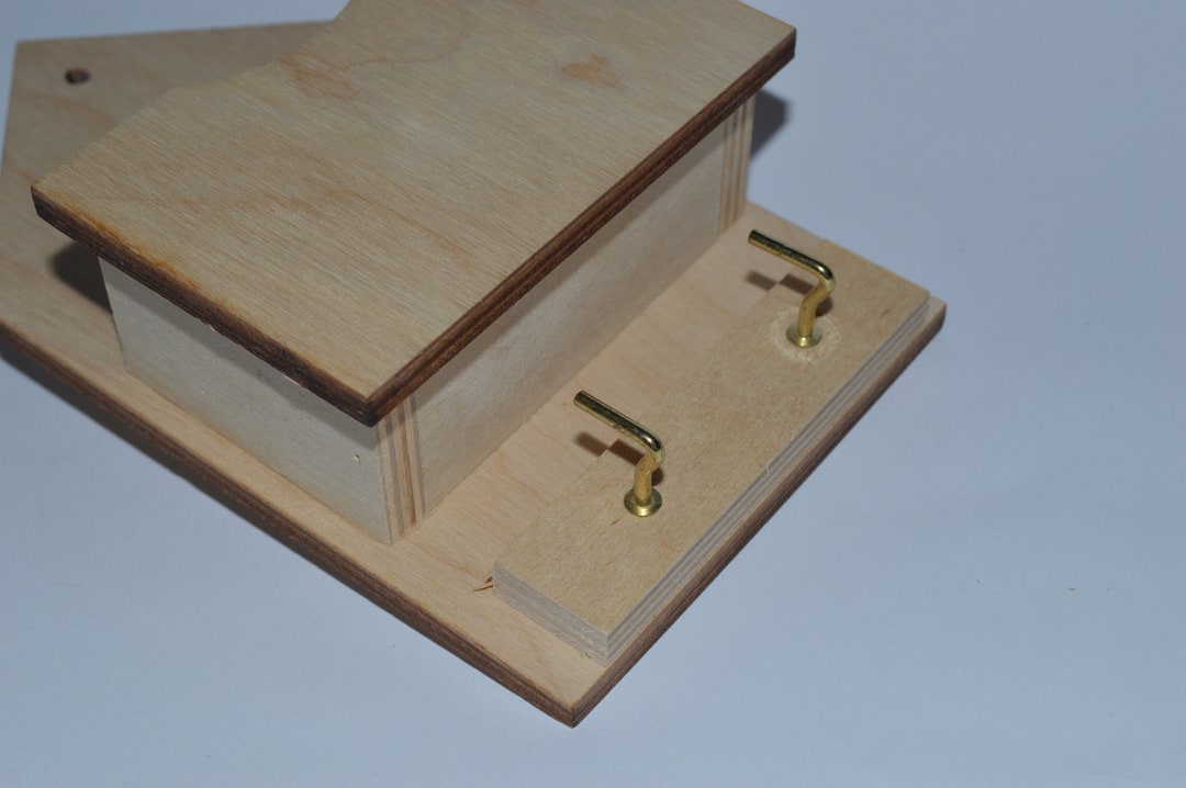 Wooden Figurine Holder Cm 165 X 10 X 45 Etsy