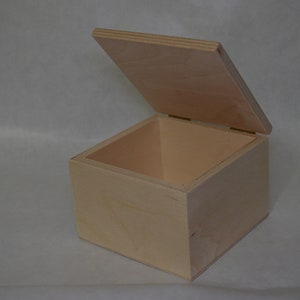 Wooden decoupage card holder box handmade cm 10 x 9 x 7
