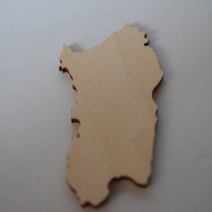 20 calamite in legno naturale riproduzione Sardegna. cm 7 x 4