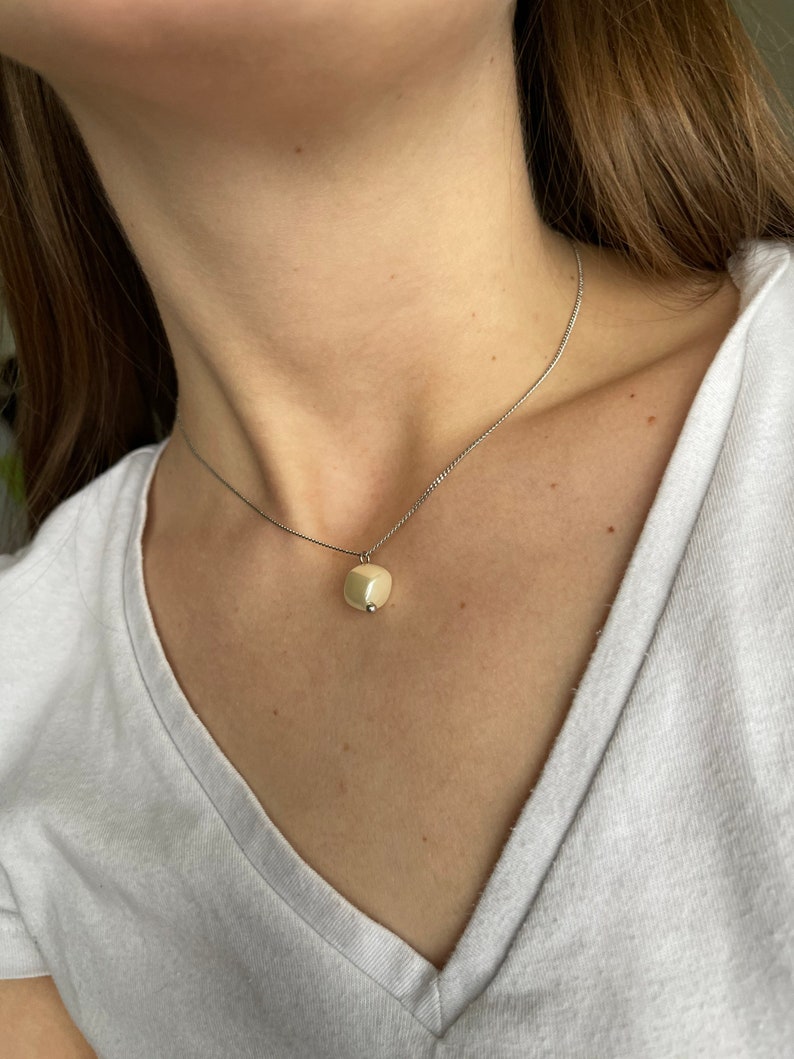 Restored Pearl Bead Necklace