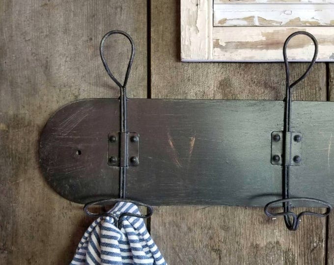 Vintage Style Coat Rack, Coat Rack Wall Mount, Rustic Towel Rack, Clothes Hanger, Coat Hooks