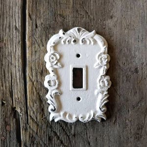 Shabby Chic, Light Switch Cover, Switchplates, Light Switch Cover, Wall Plate, Lighting Decor, Metal Home Decor