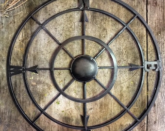 Metal Compass Wall Decor: Nautical Wall Art