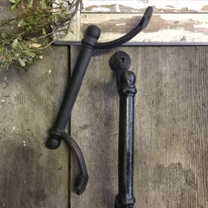 Small Iron Handle, Pull Handle, Gate Handle, Barndoor Handle, Towel Holder, Utitility Hardware, Home Fixture, Supplies