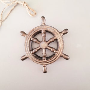 Nautical Iron Door Knocker, Front Door Decor, Cottage Decor, Cast Iron Knocker, Door Art
